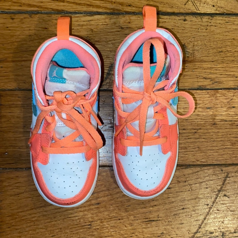 Air Jordan 1 high pink & blue (kids shoe)